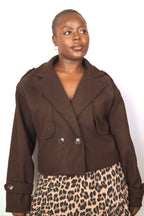 Veste CLÉA Marron