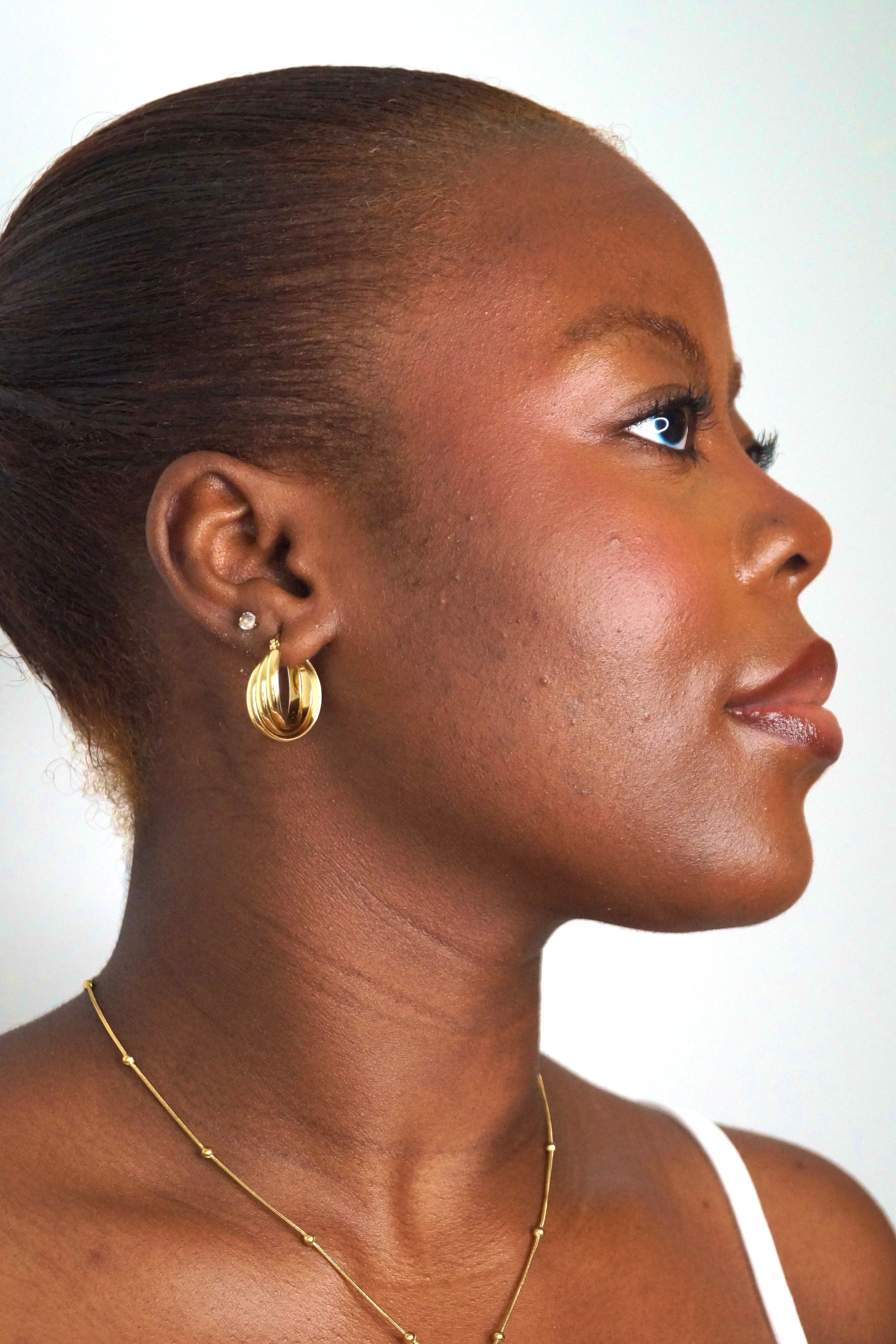 Boucles d’oreilles ESMÉE Dorées